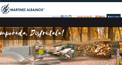 Desktop Screenshot of albainox.com